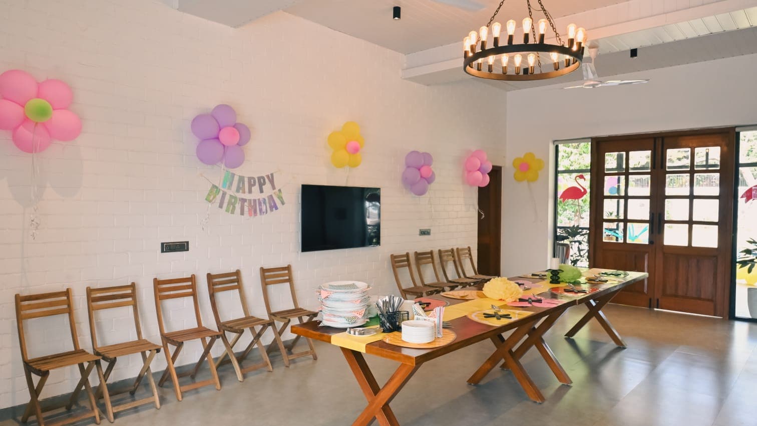 Under the roof stays