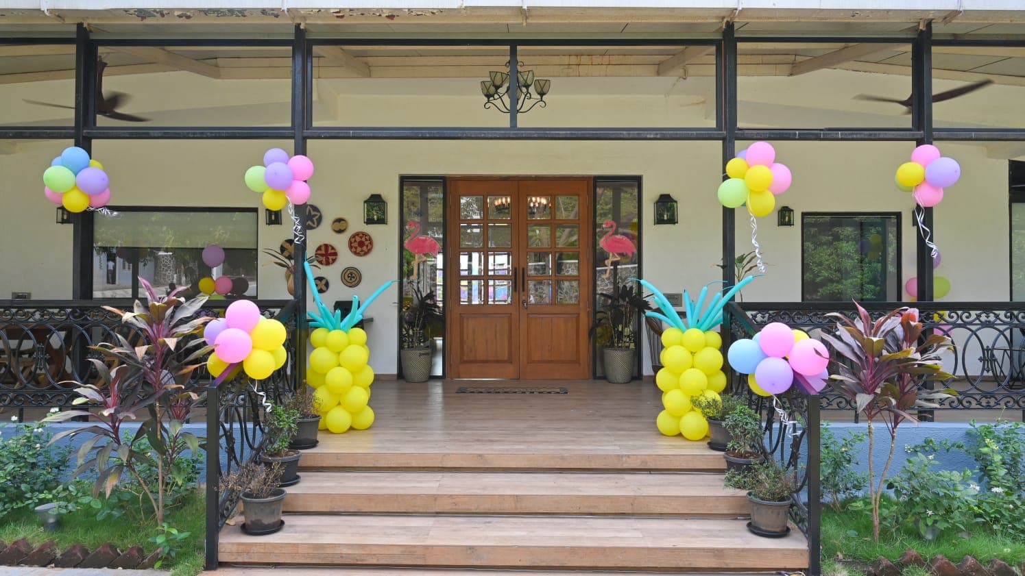 Under the roof stays