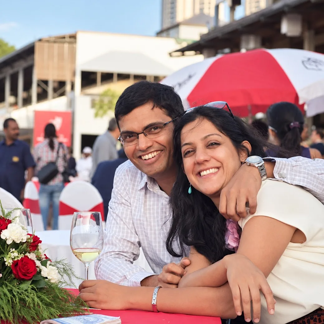 A couple enjoying a SaffronStays experience