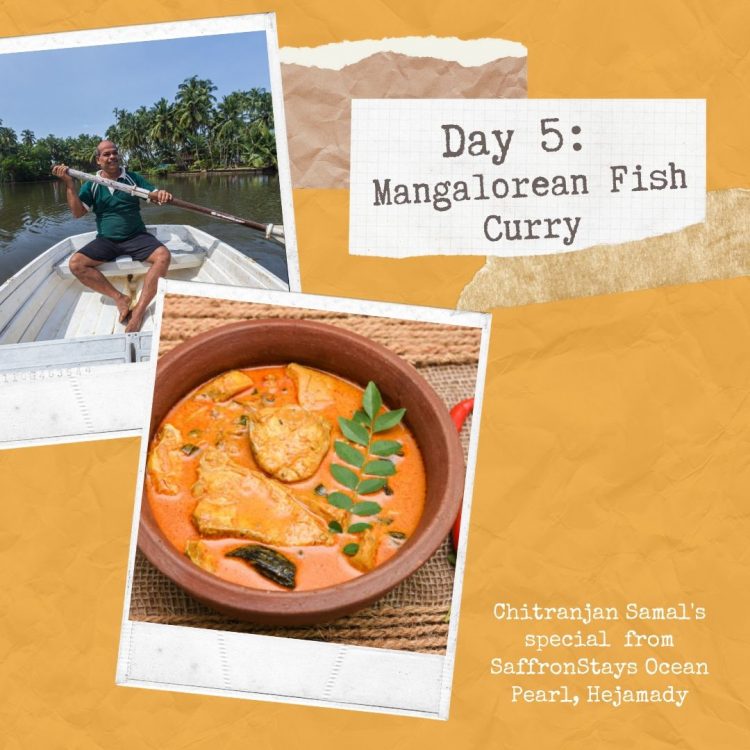 Mangalorean Fish Curry by Chef Chitranjan Samal, SaffronStays Ocean Pearl, Hejamady